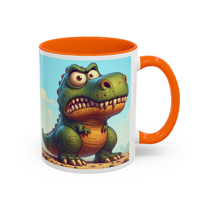 Cartoon T-Rex 'You Make My Ass Itch' Coffee Mug