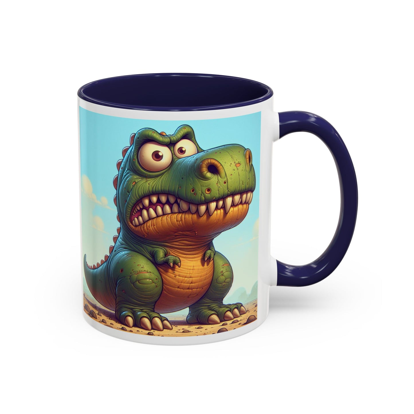 Cartoon T-Rex 'You Make My Ass Itch' Coffee Mug