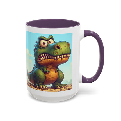 Cartoon T-Rex 'You Make My Ass Itch' Coffee Mug