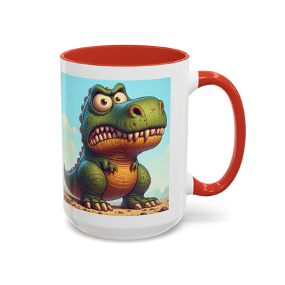 Cartoon T-Rex 'You Make My Ass Itch' Coffee Mug