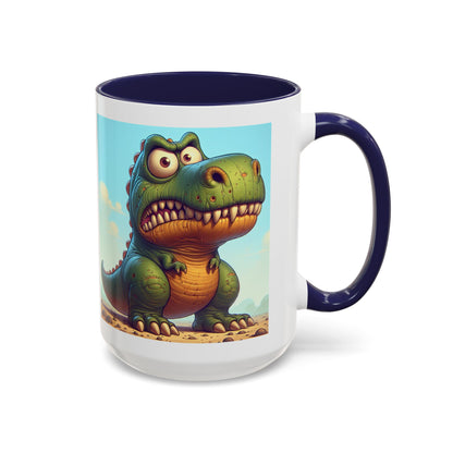Cartoon T-Rex 'You Make My Ass Itch' Coffee Mug