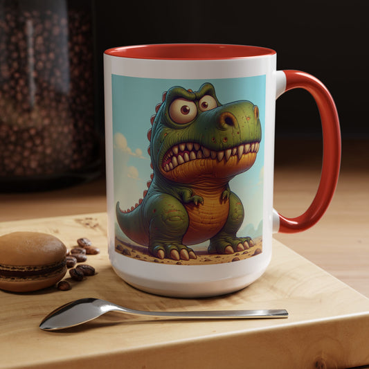 Cartoon T-Rex 'You Make My Ass Itch' Coffee Mug