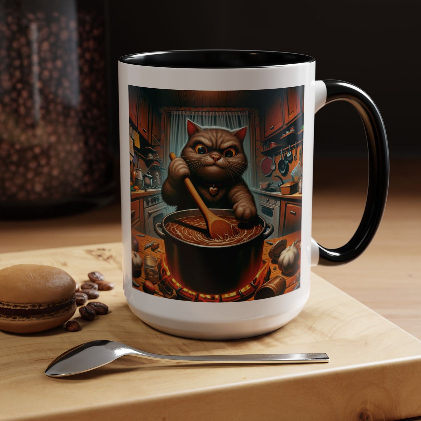 Mug - Cat Stirring Pot