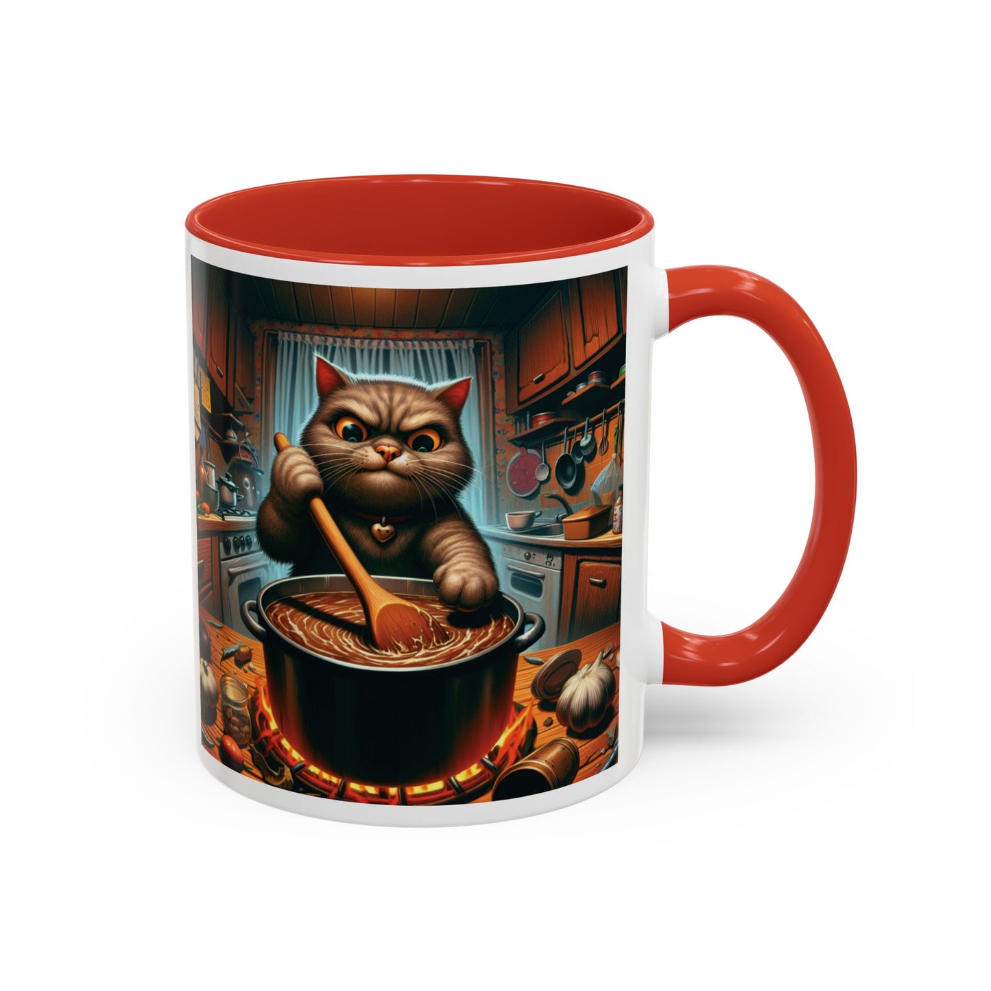 Mug - Cat Stirring Pot