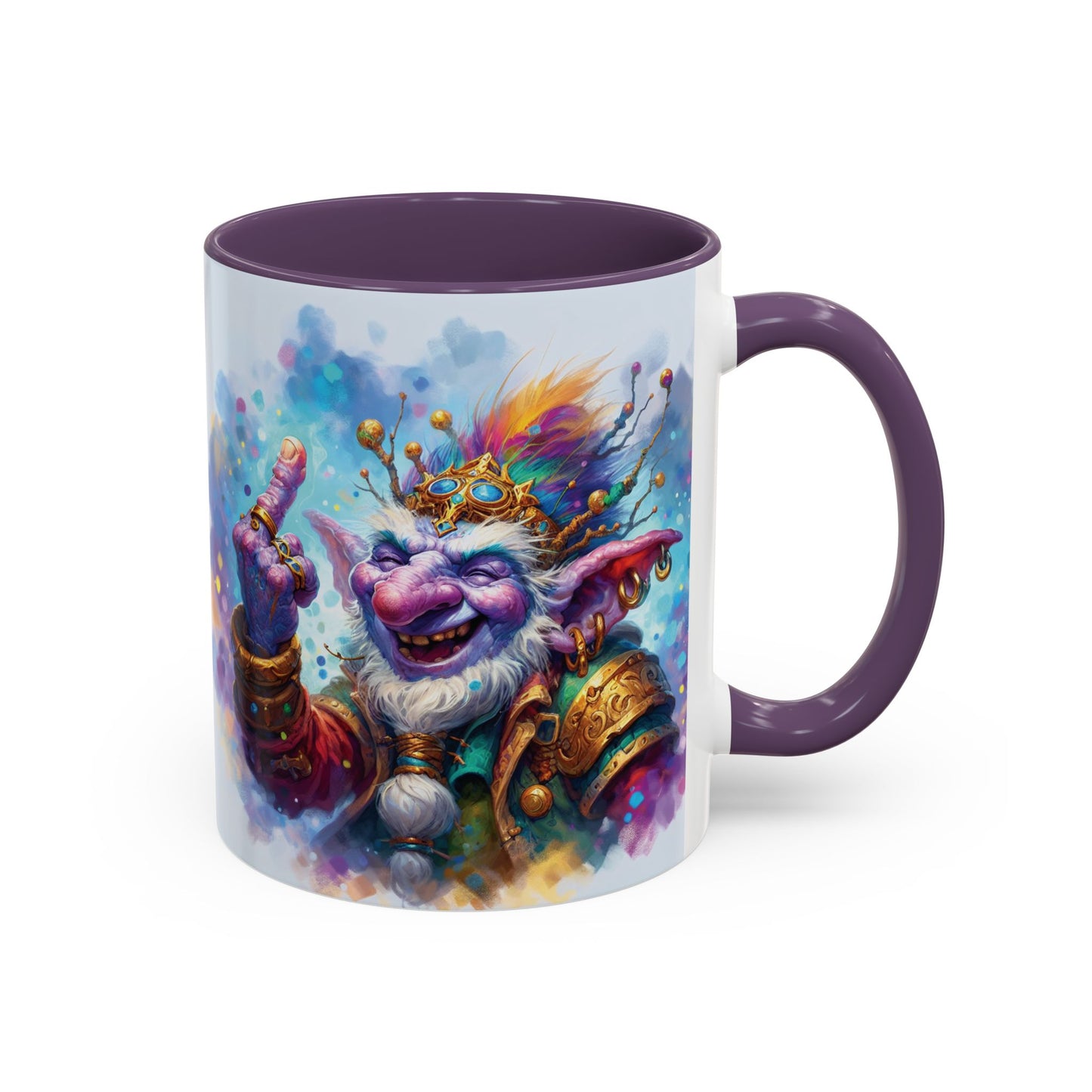 Magical Troll Middle Finger Coffee Mug