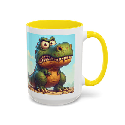 Cartoon T-Rex 'You Make My Ass Itch' Coffee Mug