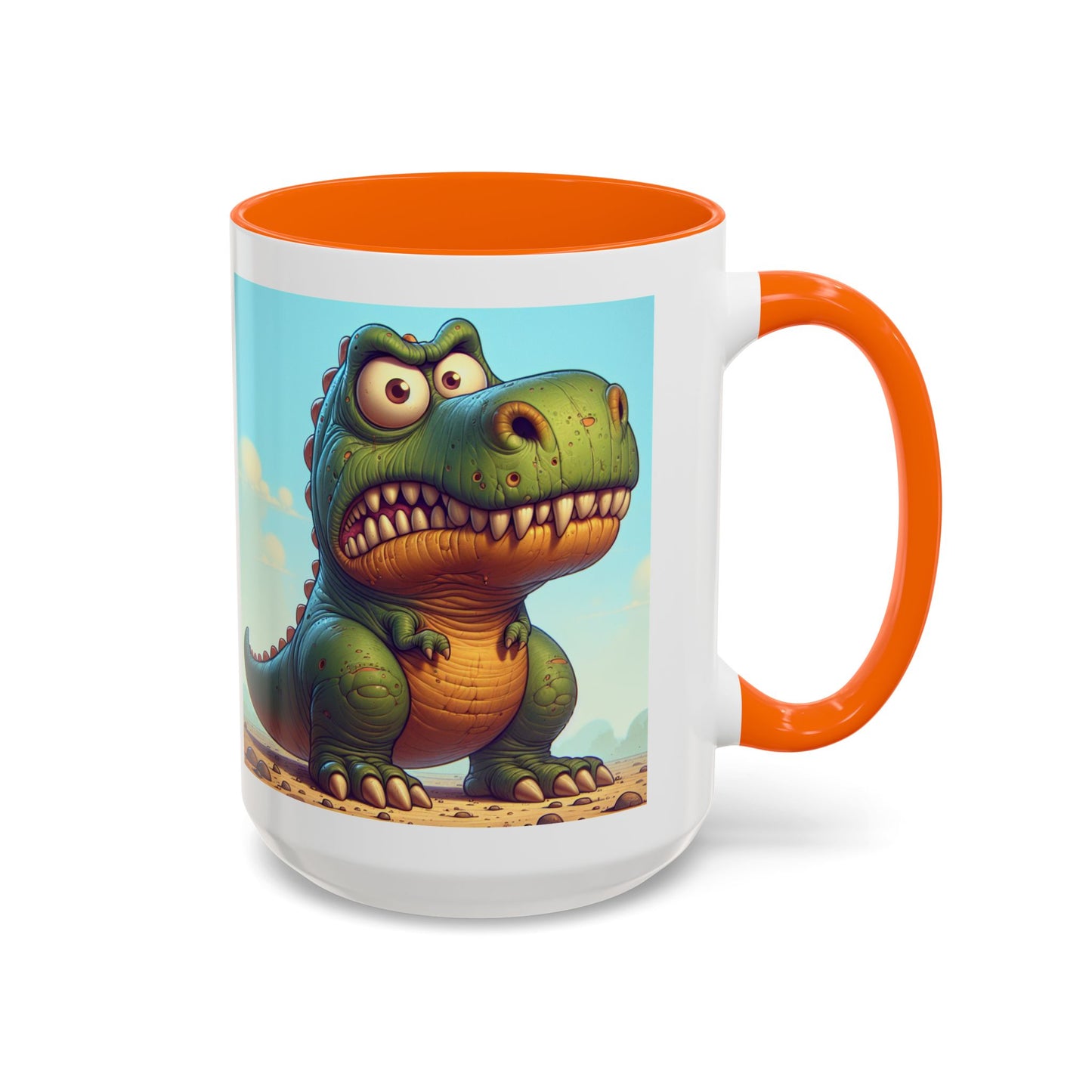 Cartoon T-Rex 'You Make My Ass Itch' Coffee Mug