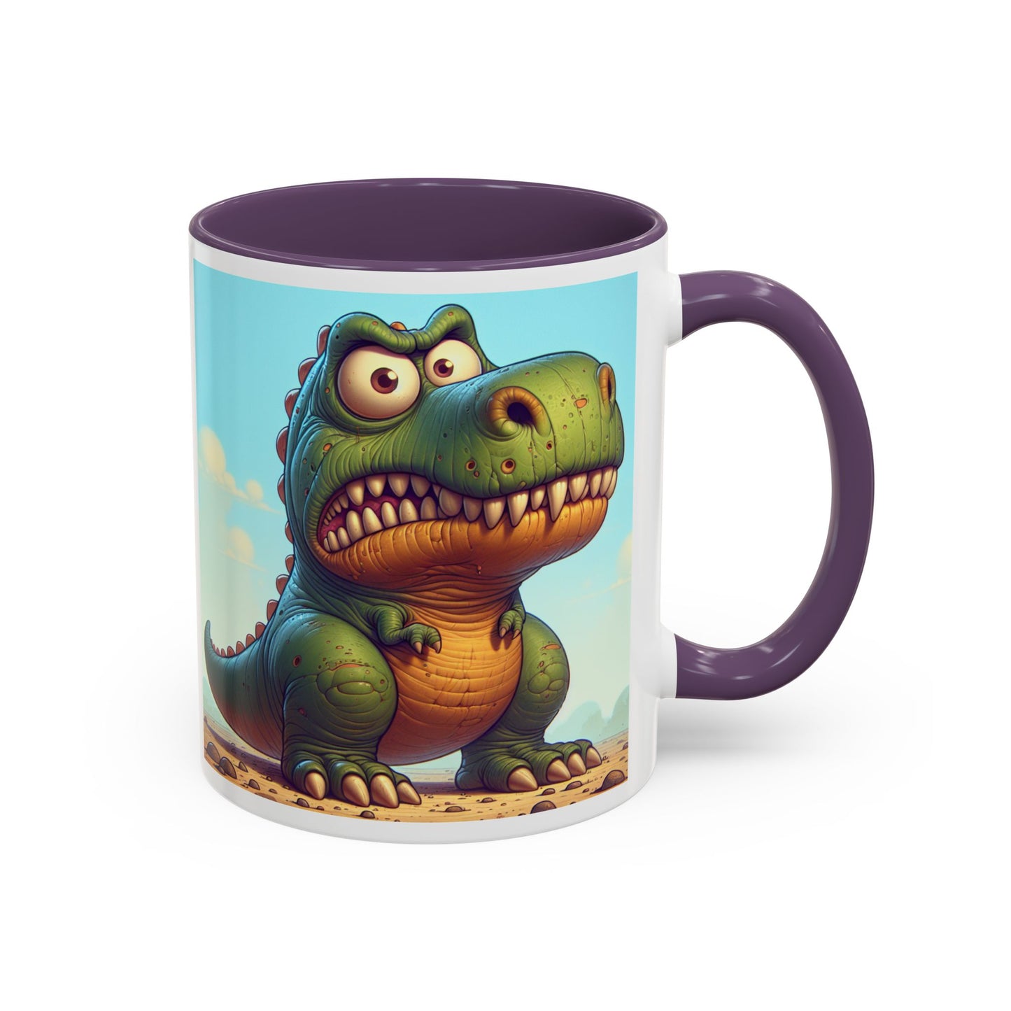 Cartoon T-Rex 'You Make My Ass Itch' Coffee Mug