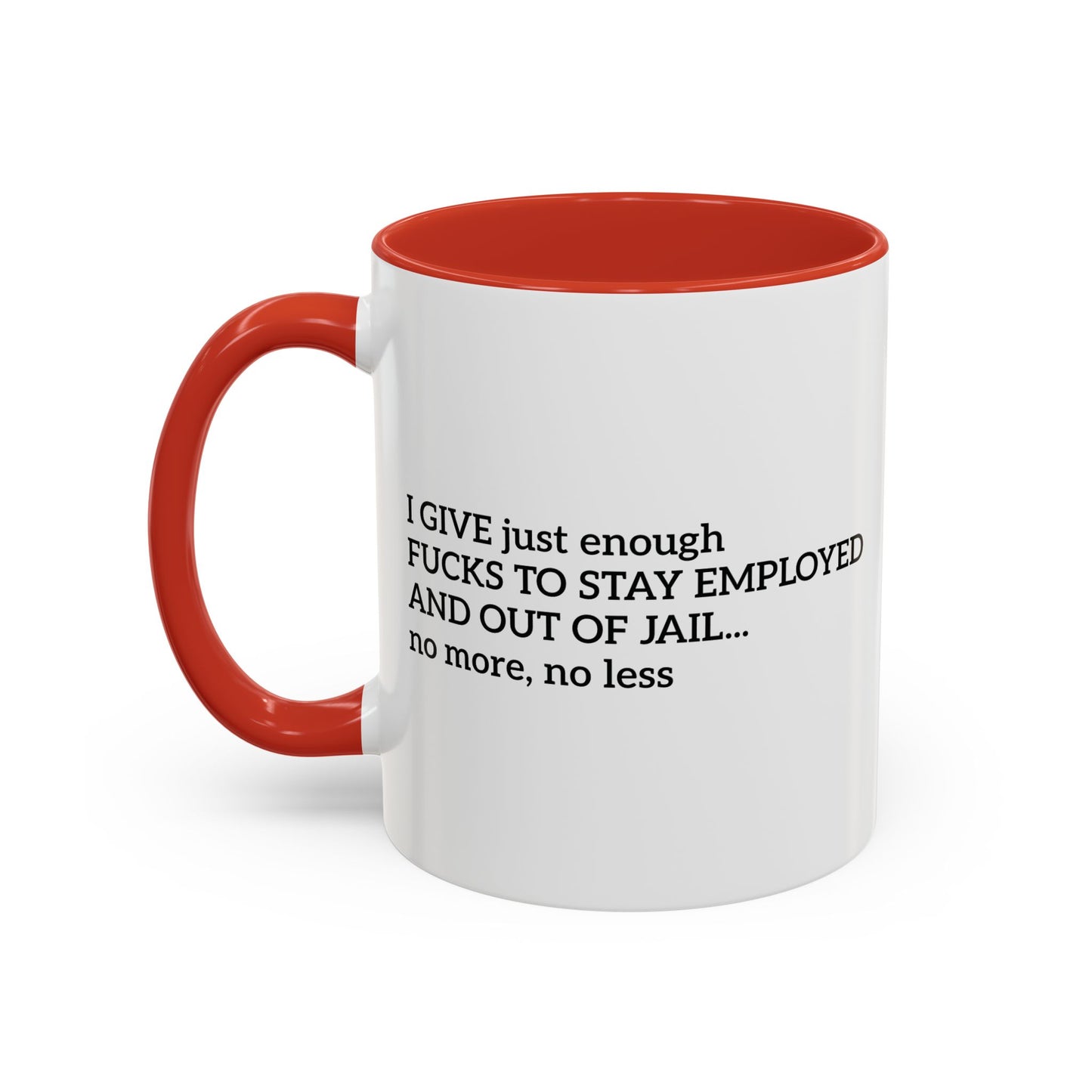 Mug - Vintage Unbothered Lady 'I Give Just Enough Fucks' Design