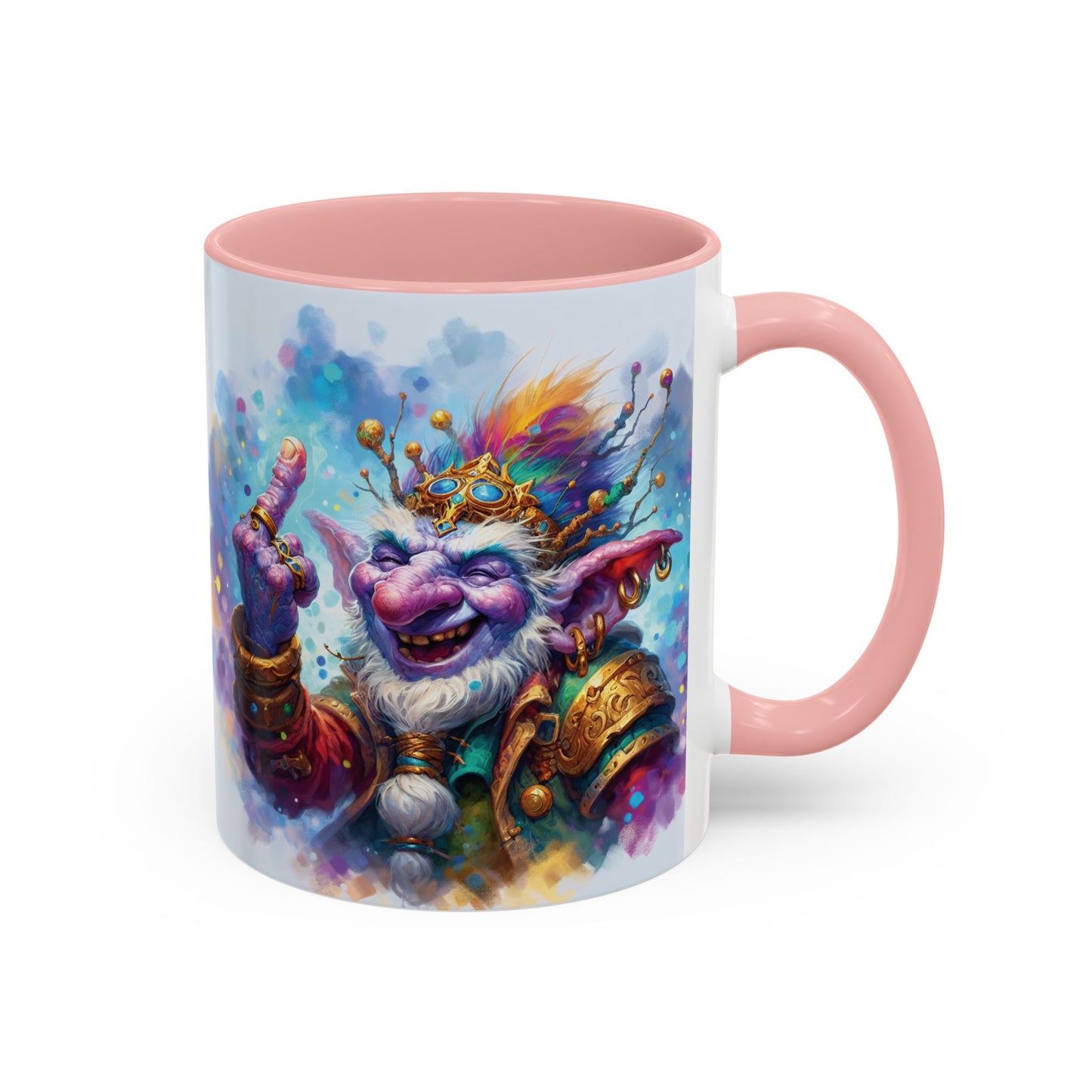 Magical Troll Middle Finger Coffee Mug