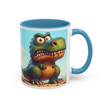 Cartoon T-Rex 'You Make My Ass Itch' Coffee Mug