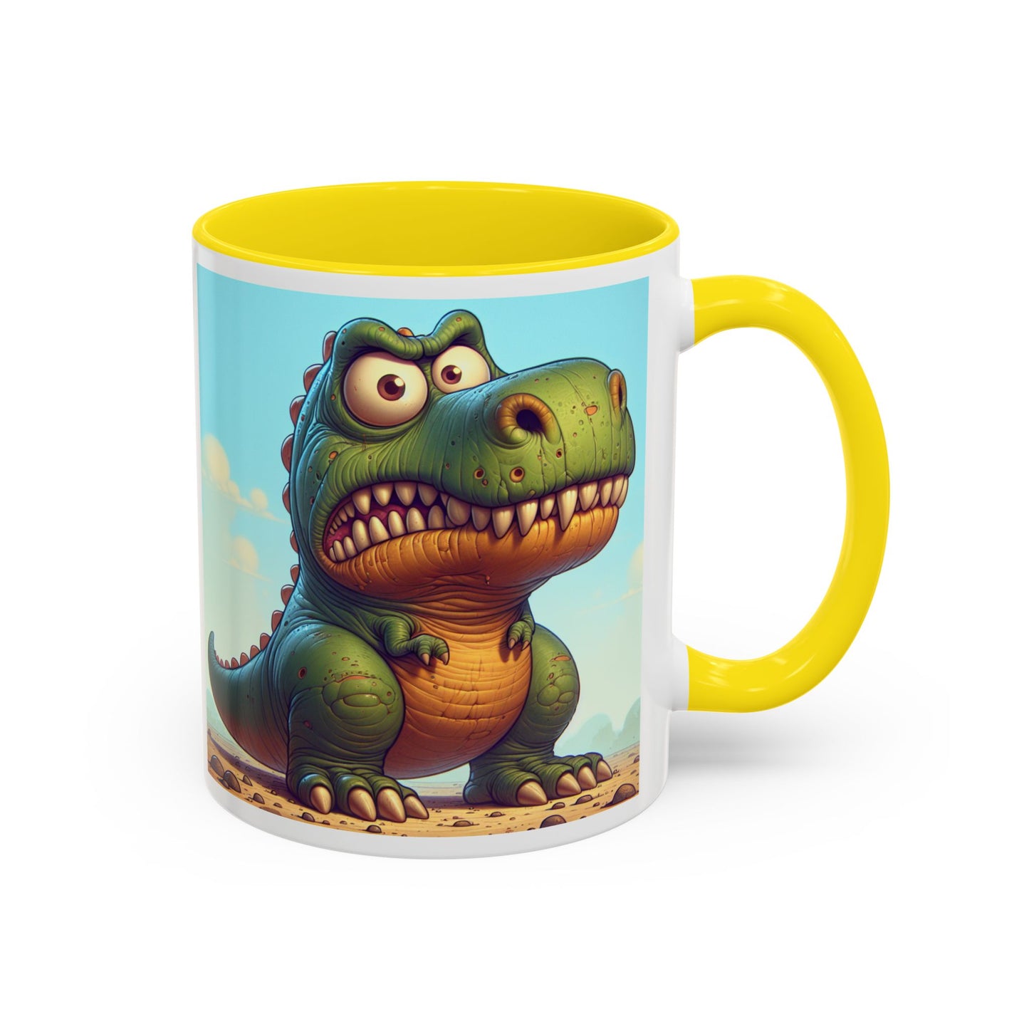 Cartoon T-Rex 'You Make My Ass Itch' Coffee Mug