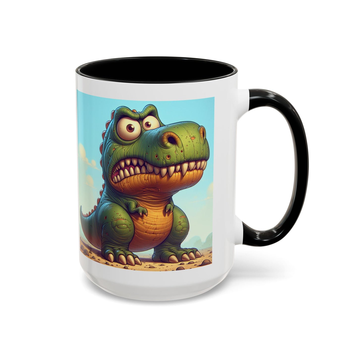 Cartoon T-Rex 'You Make My Ass Itch' Coffee Mug