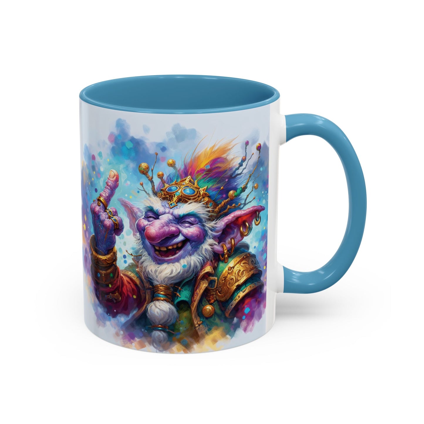 Magical Troll Middle Finger Coffee Mug